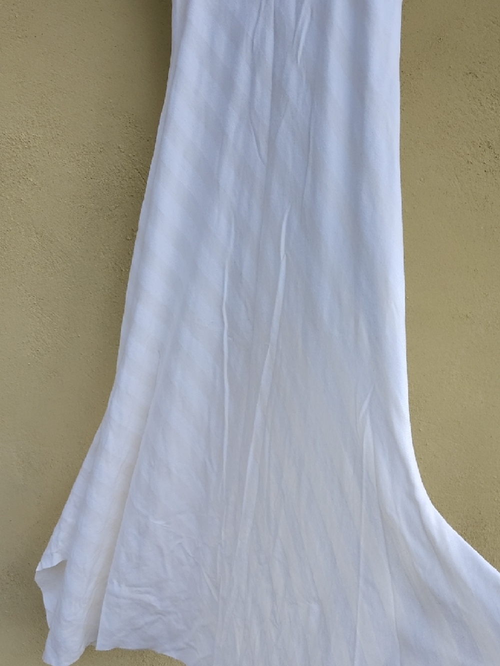 Ella Moss White And Cream Slip Dress with Front Twist Detail - Picture 10 of 11
